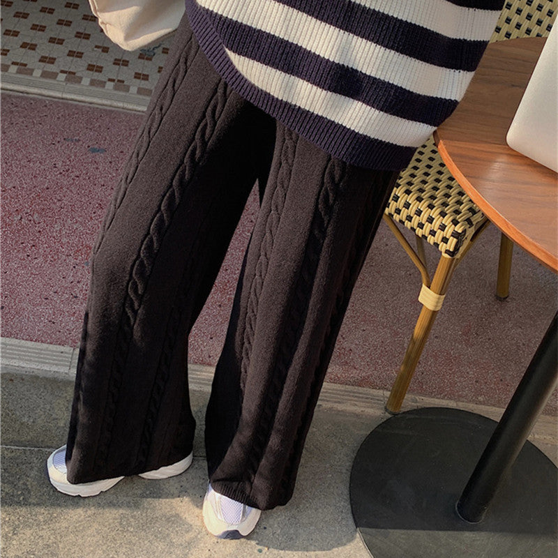 Versatile Minimalist And Stylish Knit Pants