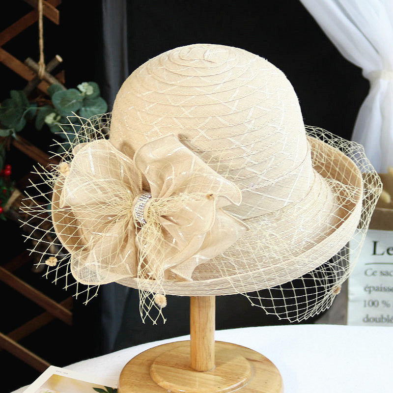 Curly Top Hat Travel Sun Protection Breathable Sun Hat