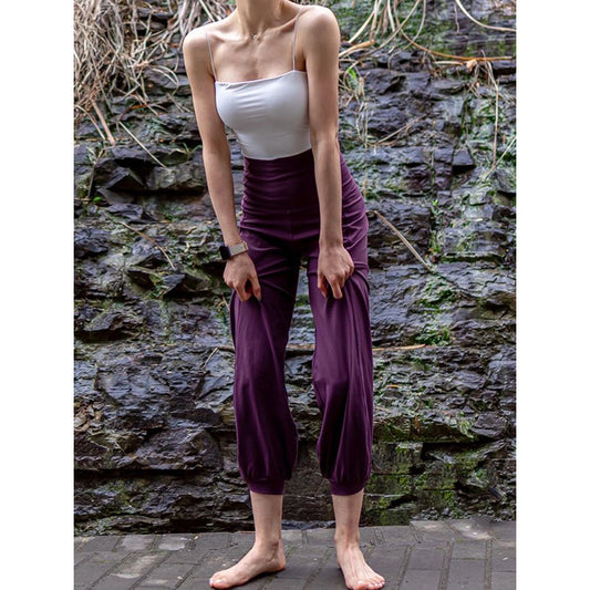 Yoga Pants Female High Waist Loose Wide Legs