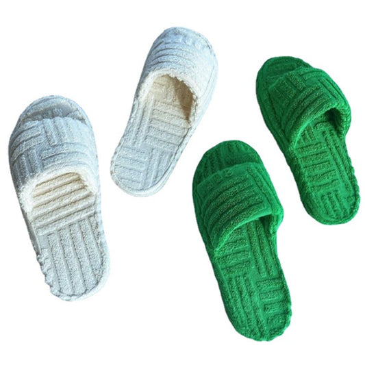 Large Size Fashion Casual Thick-Soled Wool Slippers