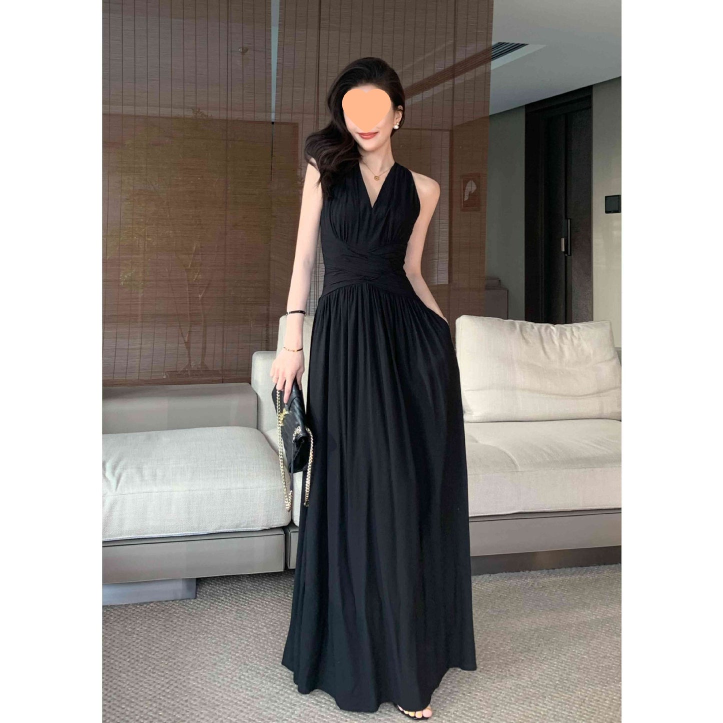 Sleeveless High-end Light-luxury Womens Dress