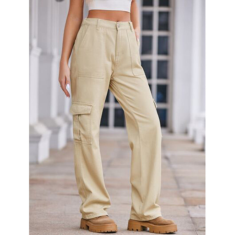 Loose Slimming Trendy Wide-leg Trousers