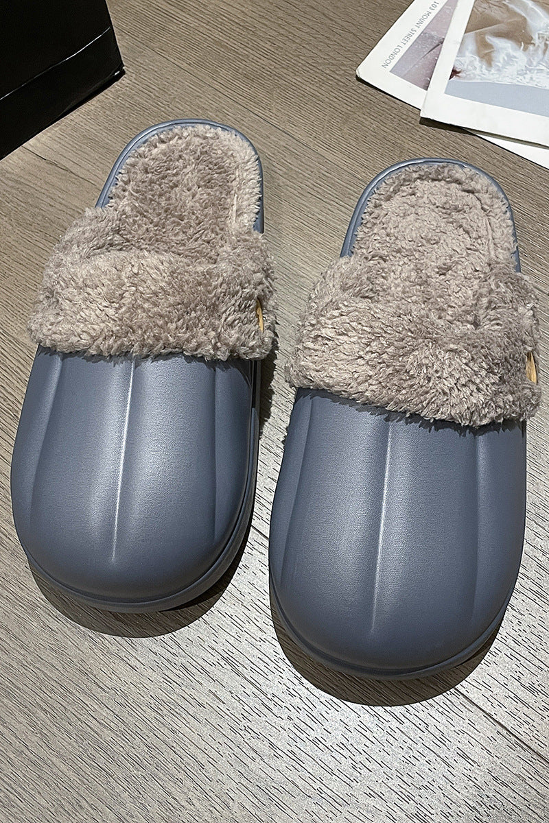Couple Cotton Slippers Women's Home Waterproof Non-slip