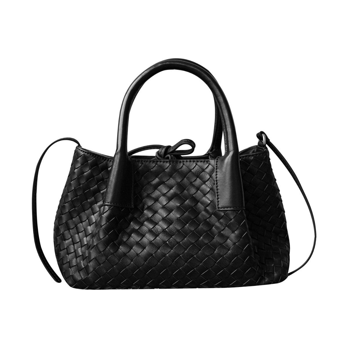 High-capacity Light-luxury Style Woven Tote Bag