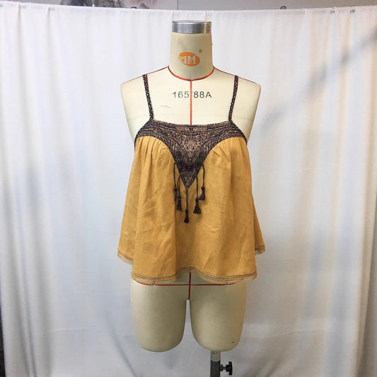 Chinese Style Retro Suspender Top