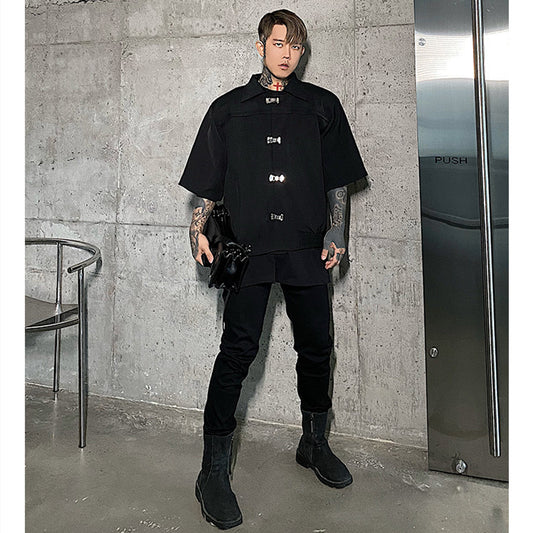 Men's Solid Color Technical Short Sleeve Jacket