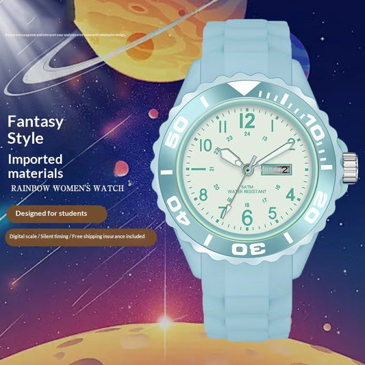 Compact Quartz Sports Smart Couples Electronic Watch For Women