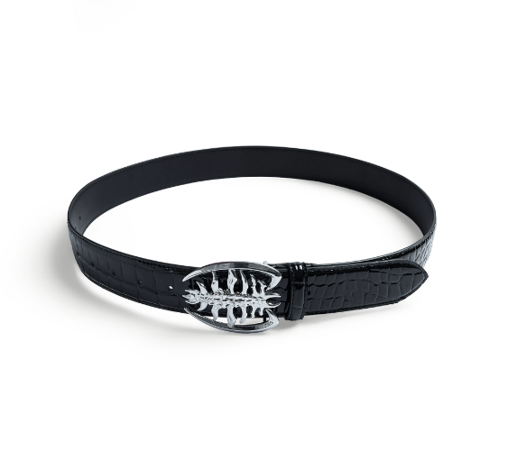 Heavy Duty Metal Ribbed Buckle Niche Belt