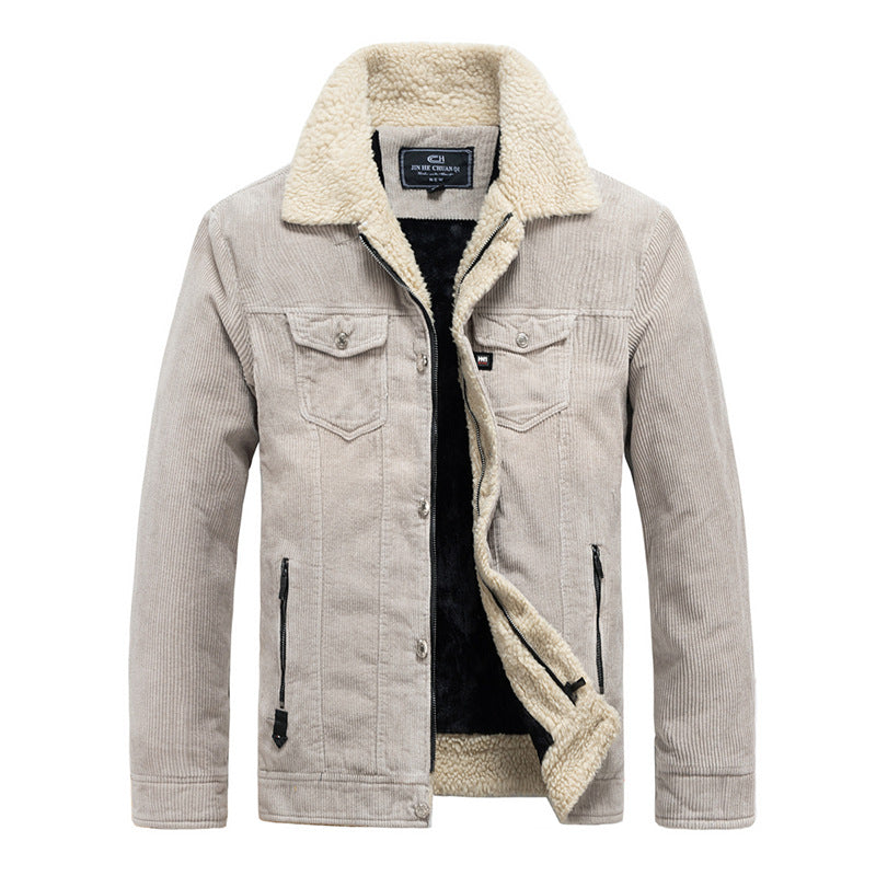 Winter Work Jacket Men's Padded And Thickened Jacket