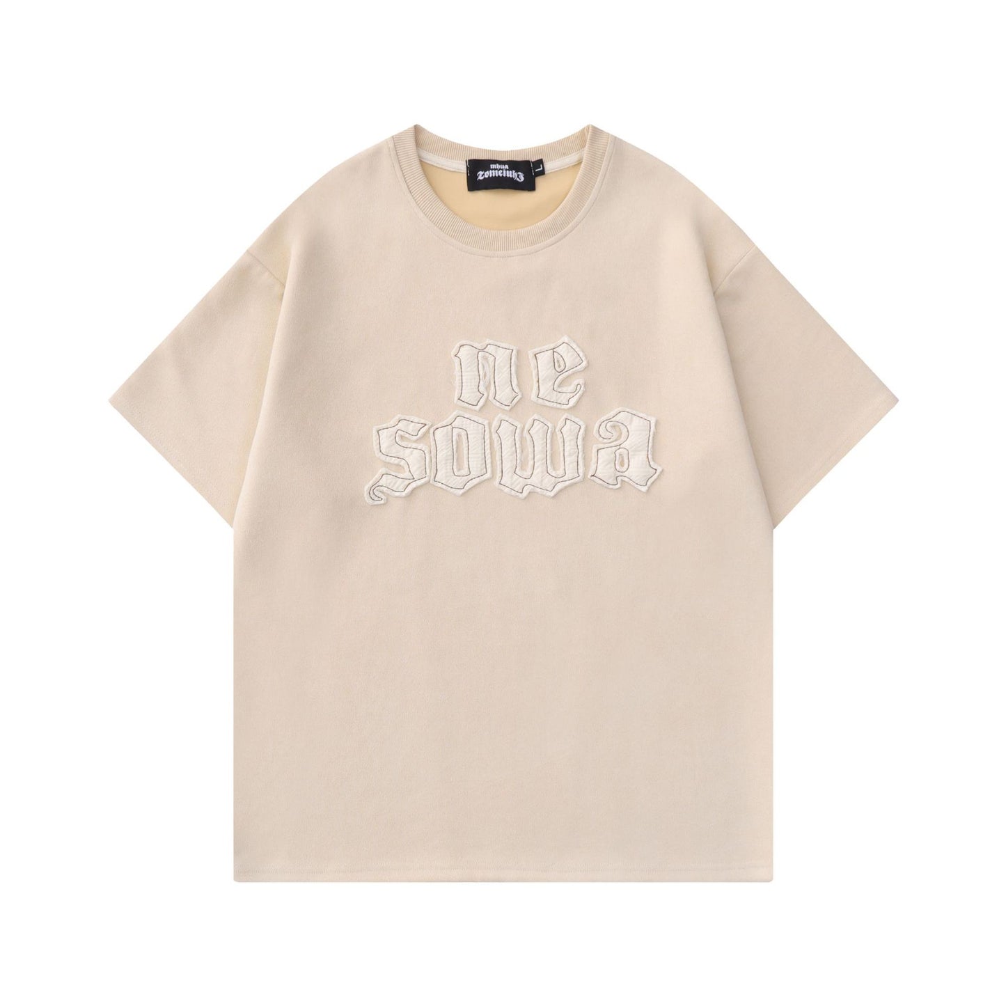 Loose Flame Portrait Printing Short Sleeve T-shirt