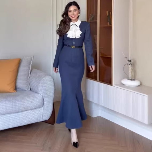 Chanel-style Elegant Ladies' Dress