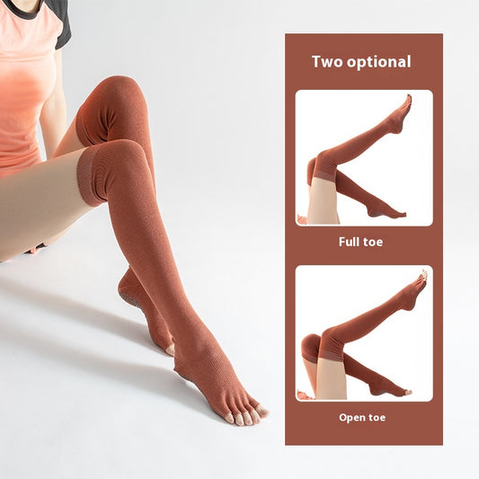 Yoga Socks Over The Knee Full Finger Half Finger Long Tube