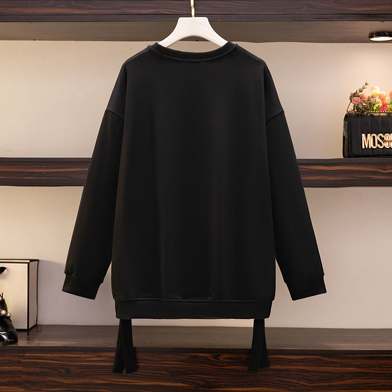 Stor Dame Rundhals Pullover Dame