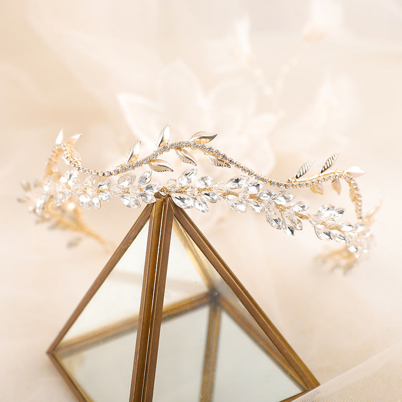 Brudekrone Rhinestone Krystal Legeringsmateriale