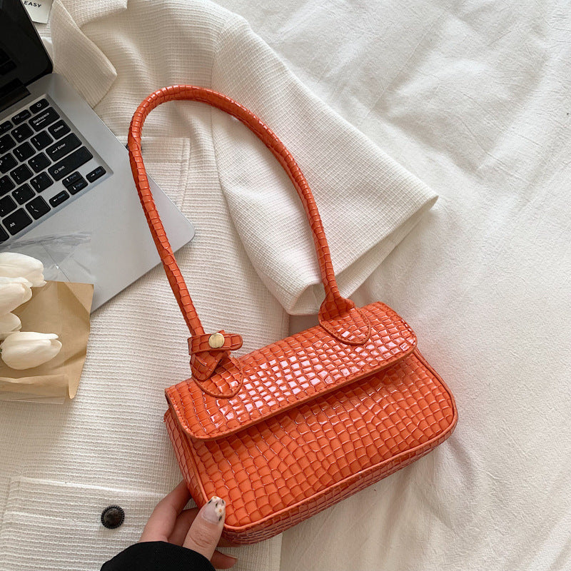 Vintage Women's Bag Fashion Simple Western Style Handheld Single Shoulder