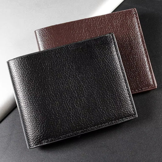 Men'S Wallet Genuine Leather Men Wallets Premium Product Real Cowhide Wallets for Man Short Black Walet Portefeuille Homme