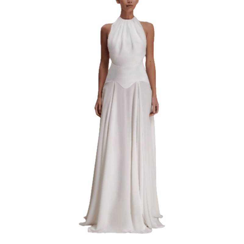 New Elegant Off-shoulder Long Party Dress