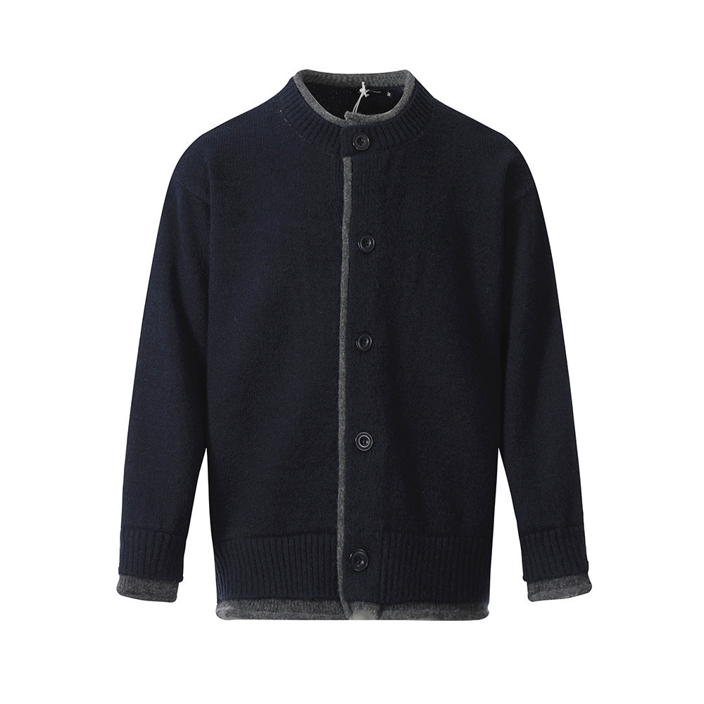 American Street Versatile Contrast Color Coat Top