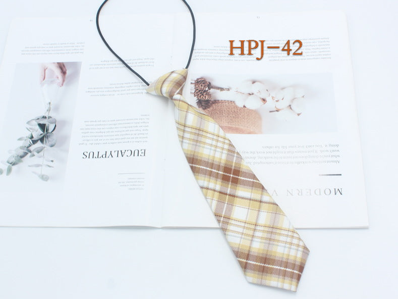 Japanese College Jk Plaid Tie Free Style