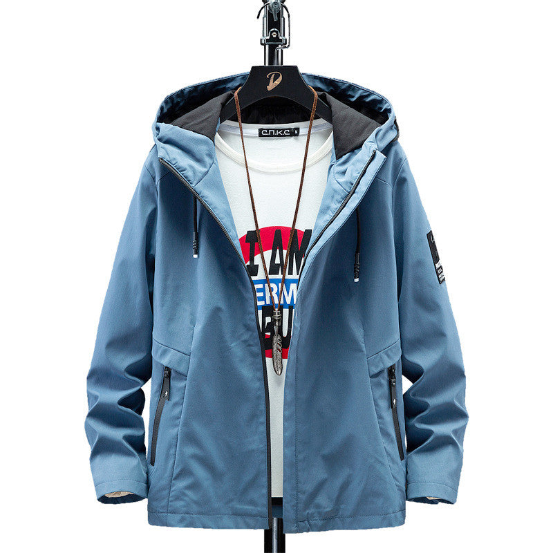 Men's Loose All-match Hooded Jacket