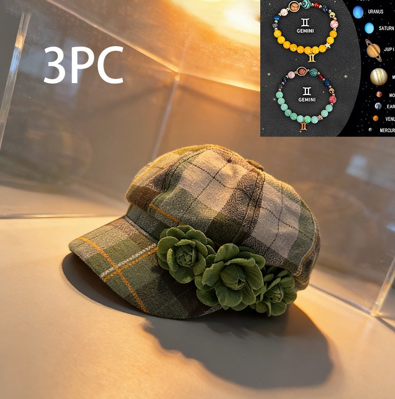 British-style Casual Painter Hat That Is Versatile And Can Show Off Your Face