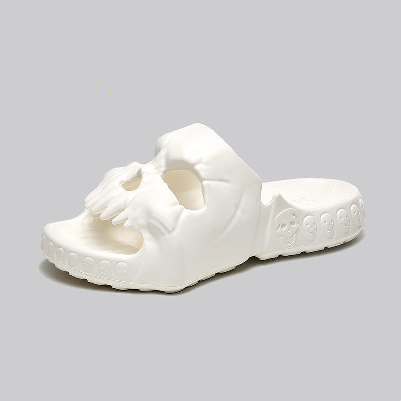 Mens Fashion Indoor And Outdoor Wear Skull Sandals