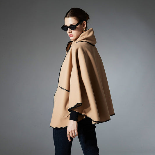 High-end efterårs- og vinter-camel lommetørklæde