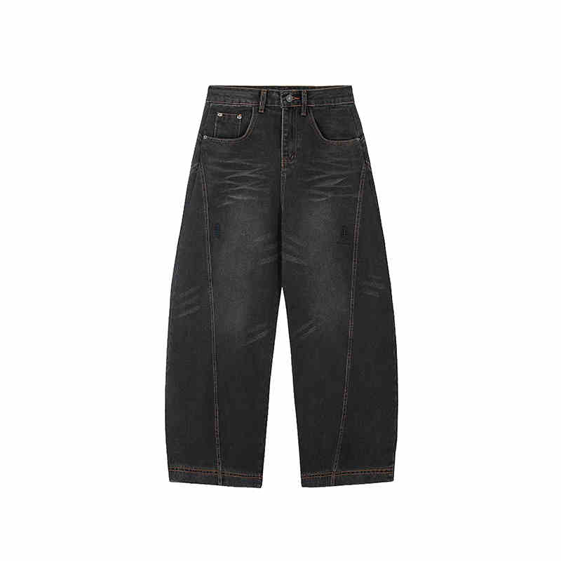 Retro Jeans Loose Straight Drooping Wide Leg Pants