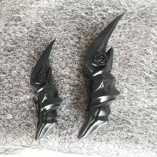 Simple Solid Color Dark Halloween Hair Accessory