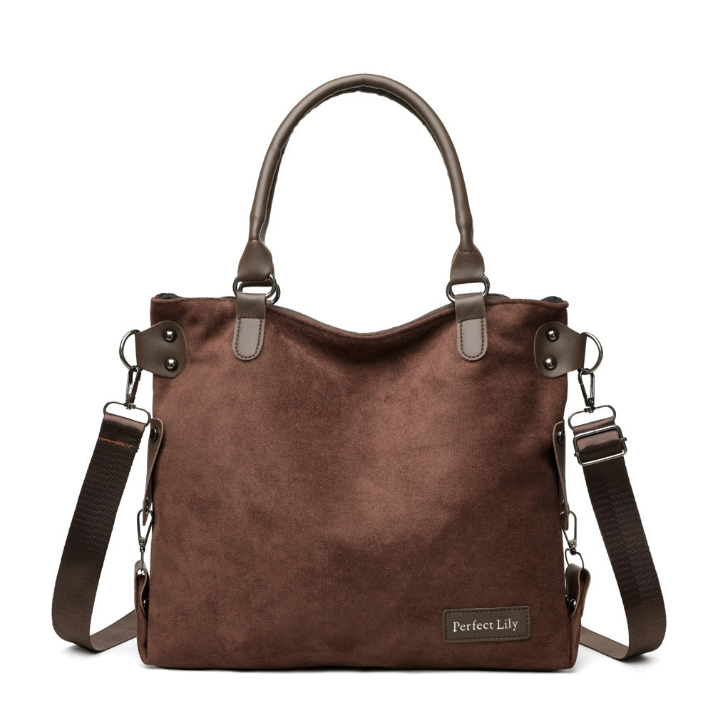 Womens High-Capacity Fashionable Vintage Tote Bag