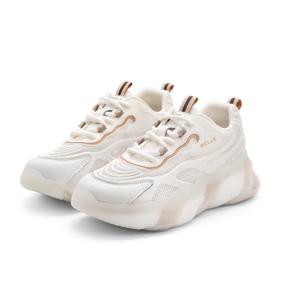 Trendy 'Daddy Shoes' Platform Sporty Fritidssko i Mesh