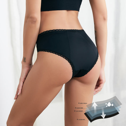 Anti-leakage Skin-friendly Women's Four-layer Menstrual Trousers