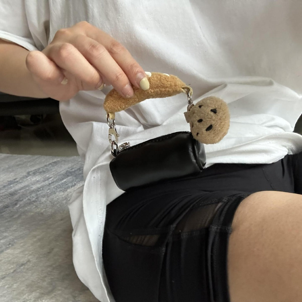 Hot Dog Decoration Mini All-match Shoulder Crossbody Coin Purse