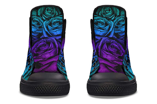 Printed Couple High-top Canvas Shoes