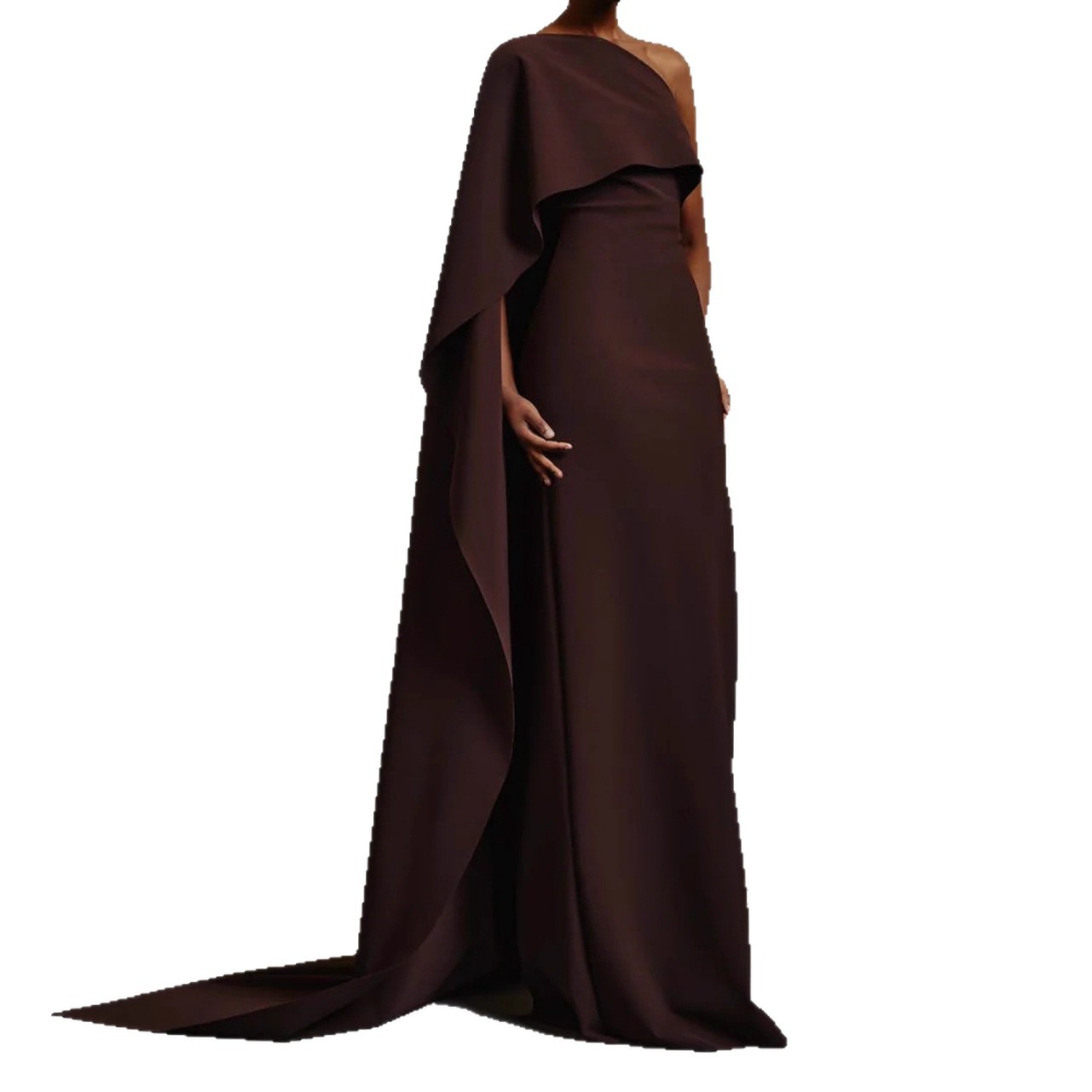 Womens Stylish Figure-hugging Asymmetrical Sleeveless Dress