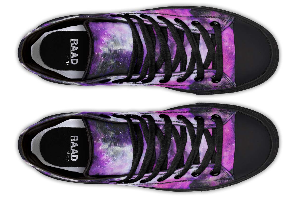 Printed Couple High-top Canvas Shoes