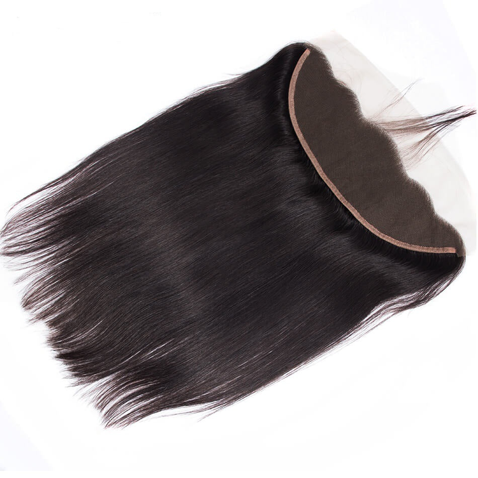 13x4 Frontal Håndlavede Blonde Lukninger Ægte Hår
