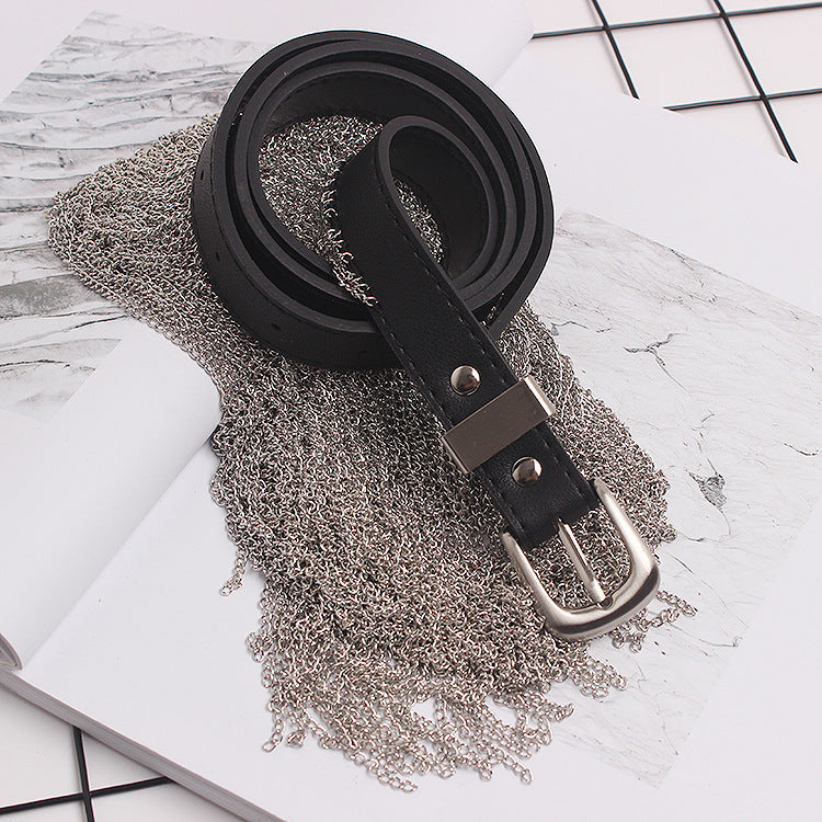 Chain Decoration Belt Belt Ladies New Trend