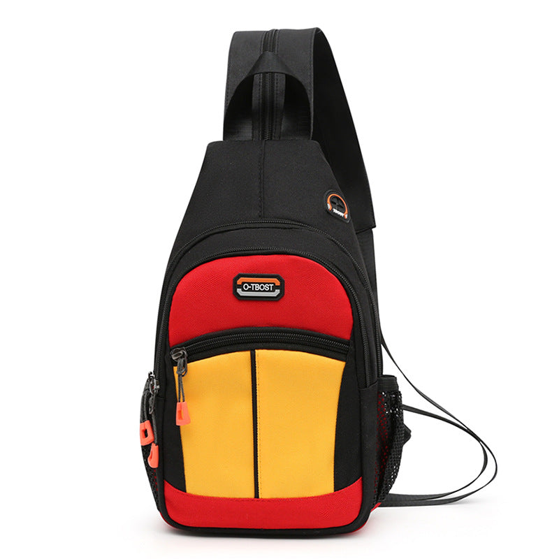 Multi-functional Oxford Cloth Student Chest Bag