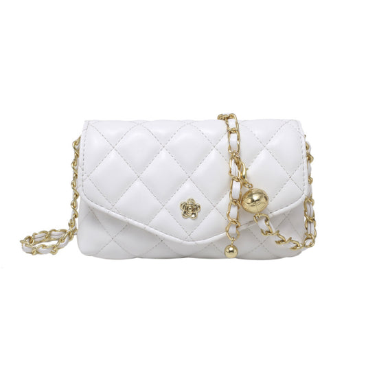 Lingge Chain Small Fragrance Small Square Bag PU One-shoulder Messenger Bag