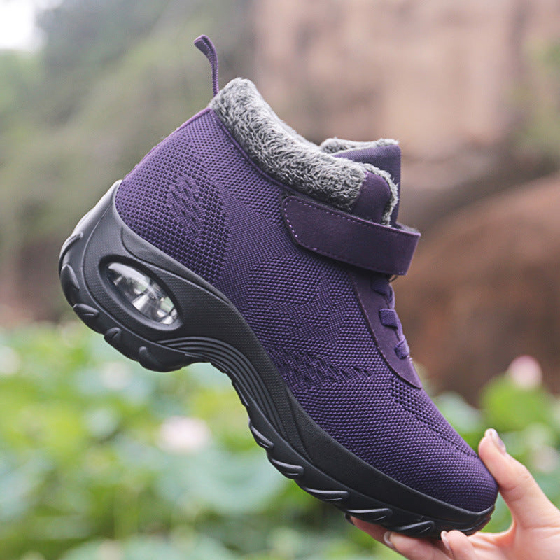 Cushion Shock Absorption And Heightening Cotton Shoes