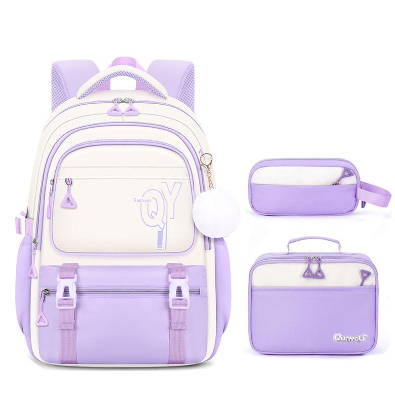 New Stylish Elementary School Backpack Cute Kids Backpack Casual 3 piece Set