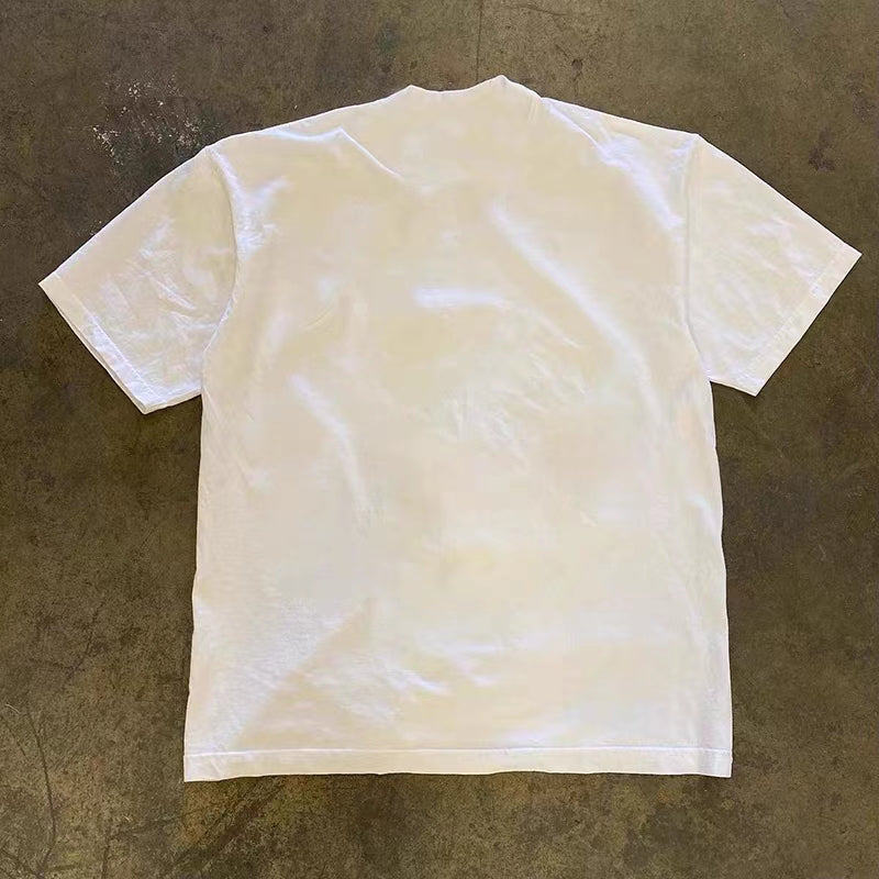 American Retro Men's And Women's Loose Fitting Niche Instagram Short Sleeved