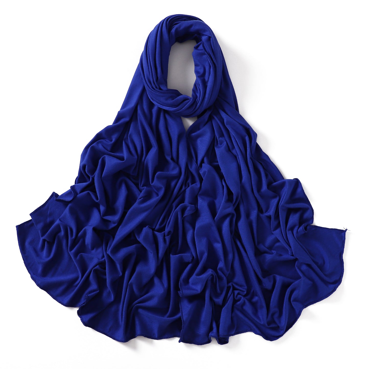 Colors Solid Color Modal Scarf Small Size Monochrome Jersey Veil Mercerized Cotton Scarf