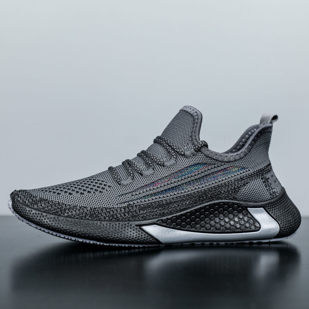 Nye Casual Flyknit Åndbare Løbesko til Mænd