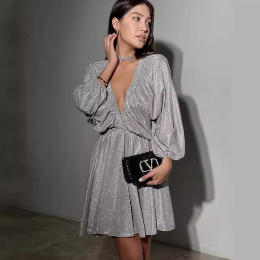 Womens Solid-Color French-Style Skirt