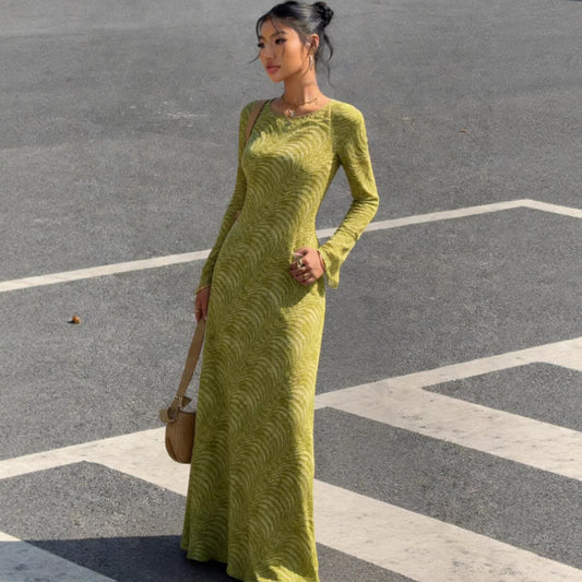 Womens Stylish High-end Figure-flattering Slimming Dress