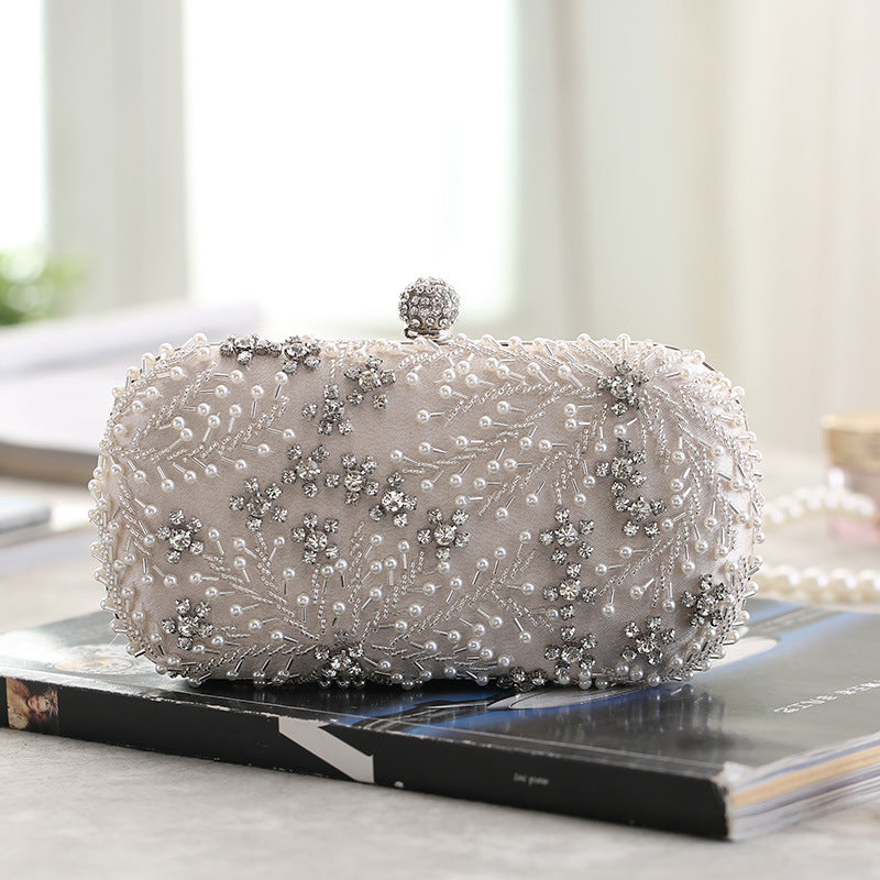Damebroderet Diamant Aftentaske Festclutch