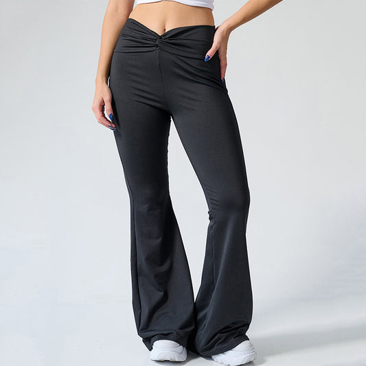 shaping Slimming Bell-bottom Pants Clothing Fashion Sports High Waist