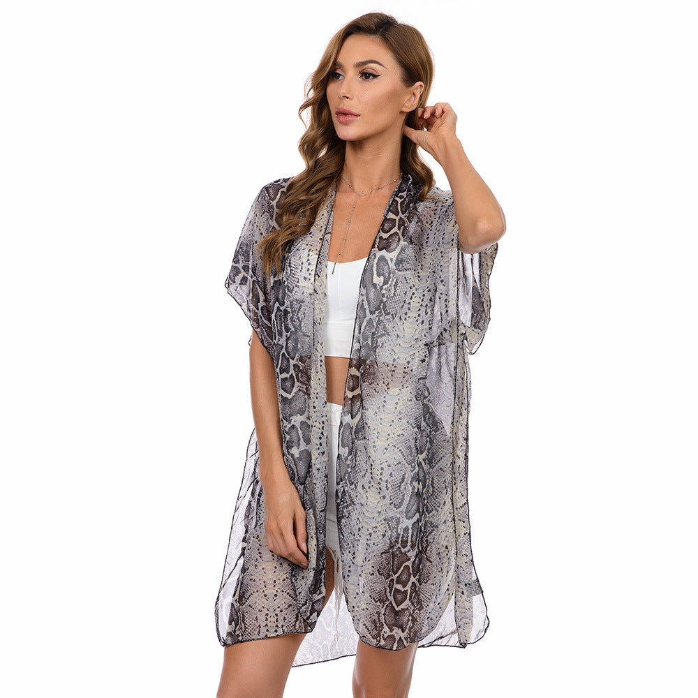 European And American Style Summer Chiffon Sun Protection Shawl
